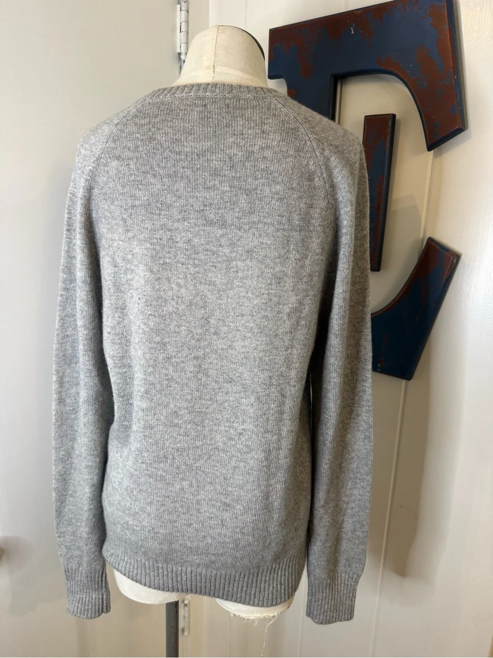 J. Crew Men's Gray Crewneck Sweater